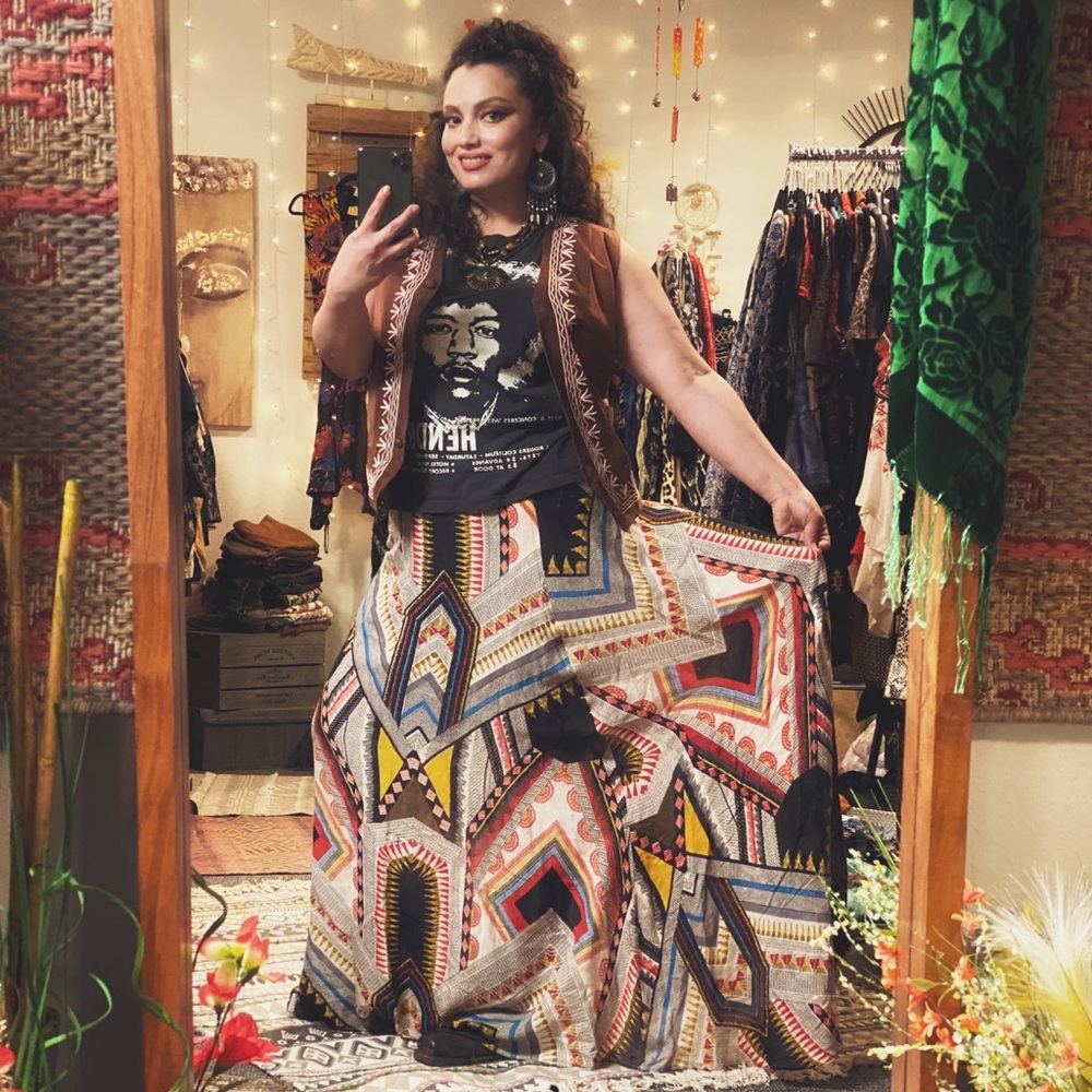 Retro Maxi Skirt